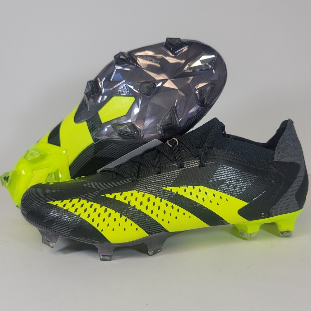 Mens Size 6 Adidas Predator Accuracy.1 FG Soccer Cleats Black/Yellow IG0782 New